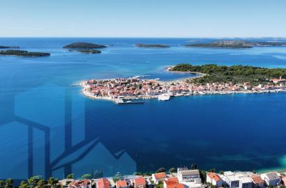 Brodarica, Šibenik - Stan sa vrtom i pogledom na mora