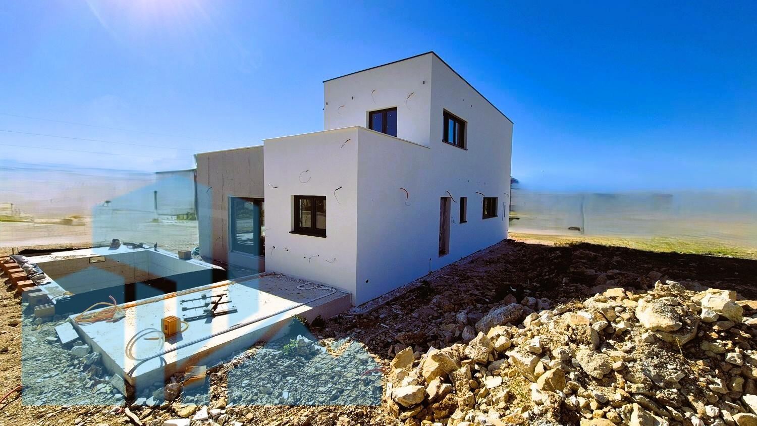 Kuća: Vodice 176m2 – Luksuzna novogradnja s bazenom i modernom arhitekturom