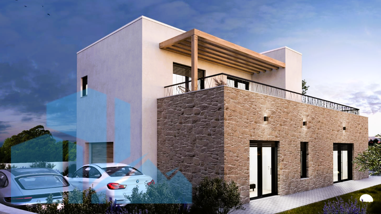 Kuća: Vodice 176m2 – Luksuzna novogradnja s bazenom i modernom arhitekturom